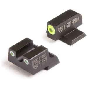 Perfect Dot NS Set w/Yellow Front +  Black Square Rear Fits Springfield XD