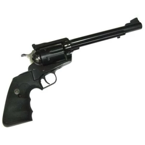 Pachmayr Decelerator black checkered rubber pistol grip with finger grooves for Ruger Super Blackhawk