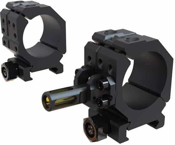 AOB Wheeler Pic Rail Scope Rings 30mm Medium product image