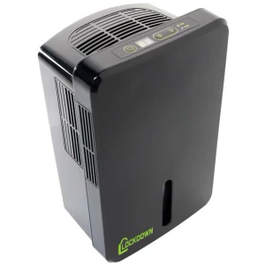 Lockdown Automatic Dehumidifier black plastic unit for safes and cabinets