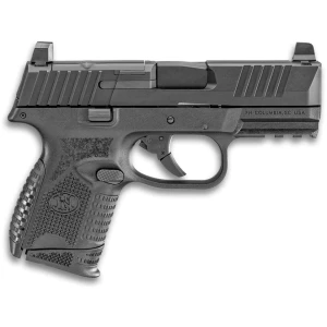 FN 509 Compact MRD 9mm pistol, 3.7-inch barrel, black, includes 12- and 15-round magazines