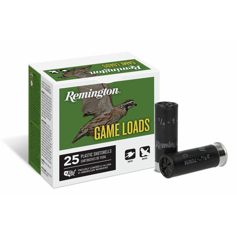 Remington Lead Game Load 16ga 2-3/4in 1oz #7.5 shotshells box of 25
