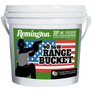Remington UMC Range Bucket .40 S&W 180 gr FMJ 300ct container