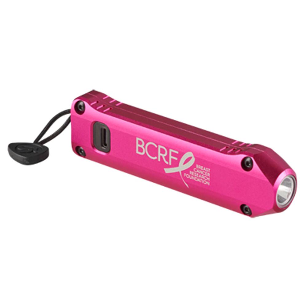 Streamlight Wedge XT compact rechargeable 500 lumen flashlight in pink with pocket clip
