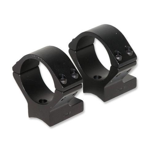 Talley 30mm lightweight alloy scope mount, black anodized, low profile