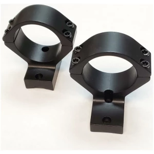 Talley CZ 600 30mm medium extended black scope mounts, 2-count