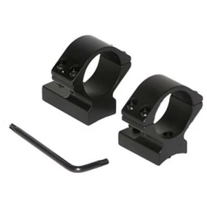 Talley 1-inch low alloy scope mounts black anodized for Weatherby Mark V