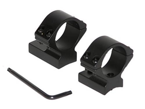 Talley 1-inch low alloy scope mounts black anodized for Weatherby Mark V