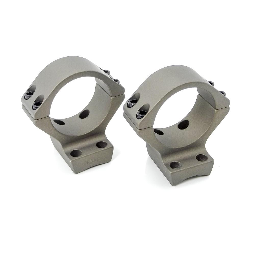 Talley Browning X-Bolt 30mm High 20 MOA smoked bronze scope mounts