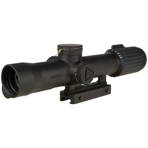 Trijicon VCOG 1-8x28 first focal plane scope with red MRAD reticle and Q-LOC mount