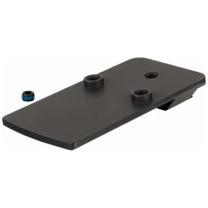 Trijicon RMRcc dovetail mounting plate for Walther PPS, black steel