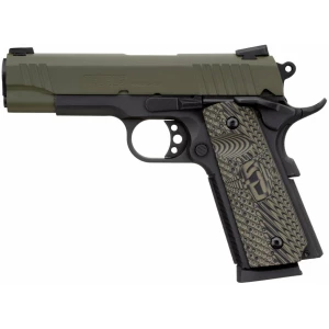 Taurus PT1911 Commander Cerakote Mil-Spec Green .45 ACP with VZ grips and Novak adjustable sights