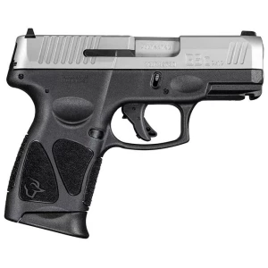 Taurus G3C 9mm compact pistol with black polymer frame and matte stainless slide