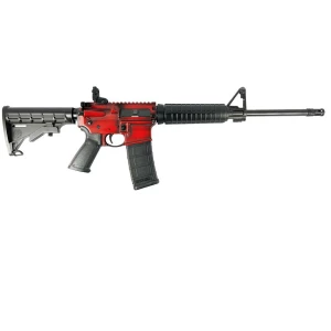 Ruger Red Distressed AR-556 5.56mm NATO rifle with 16.1 inch barrel