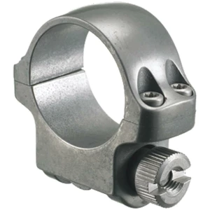 Ruger 3KTG low scope ring, 1-inch tube, fits 32mm objective, Target Gray Stainless finish