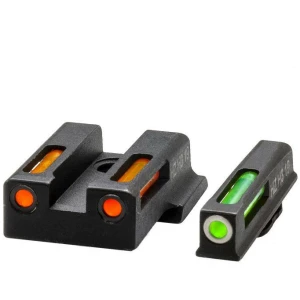 HIVIZ LiteWave H3 sight Orange/Green LitePipe/White front ring fits S&W M&P EZ380