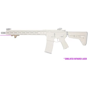 Viridian HS1 FDE AR handstop with integrated laser and M-Lok mount