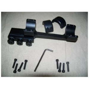 DNZ Freedom Reaper 1" forward ring Picatinny rail mount in black
