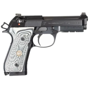 Wilson Combat BER-92CT-9 92G Centurion Tactical 9mm handgun black frame black gray G10 grips