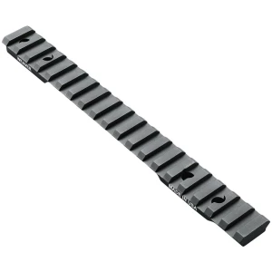 Weaver 99469 extended multi-slot Picatinny scope base, black anodized, fits Ruger American Short Action