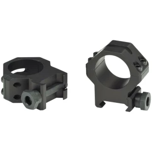 Weaver 4-Hole Picatinny scope rings 1 inch high matte black