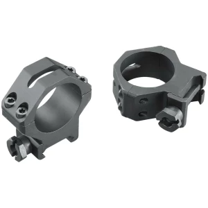 Weaver 4-Hole Tactical Picatinny Rings 30mm Medium Matte Black