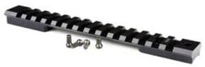 Warne Mountain Tech 1-piece 20 MOA Picatinny rail for Howa/Weatherby Vanguard short action, matte black