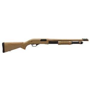 Winchester SXP Defender 12 GA 18in FDE pump shotgun side profile