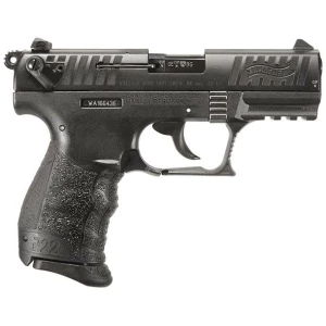 Walther P22Q .22 LR pistol black with threaded barrel and two 10-round magazines