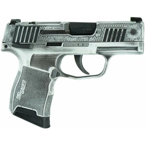 Sig Sauer P365-380 Sun Flower micro-compact handgun, 380 Auto, 3.1 inch barrel, black