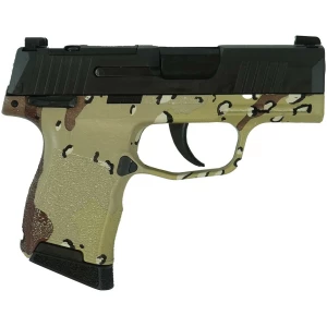 Sig Sauer P365 Custom Chocolate Chip hydro-dip frame 9mm 3.1 inch barrel black slide