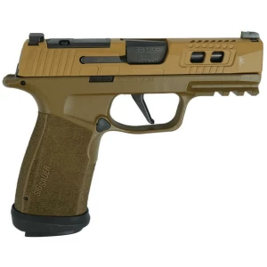 Sig Sauer P365 Two-Tone Brown XMACRO TACOPS 9mm 3.7in right-side view