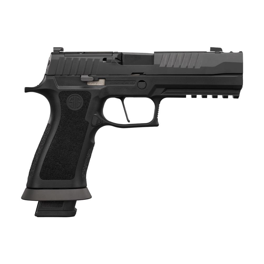 SIG Sauer P320 MOD MAX 9mm pistol, 3.9 inch barrel, black finish, three magazines