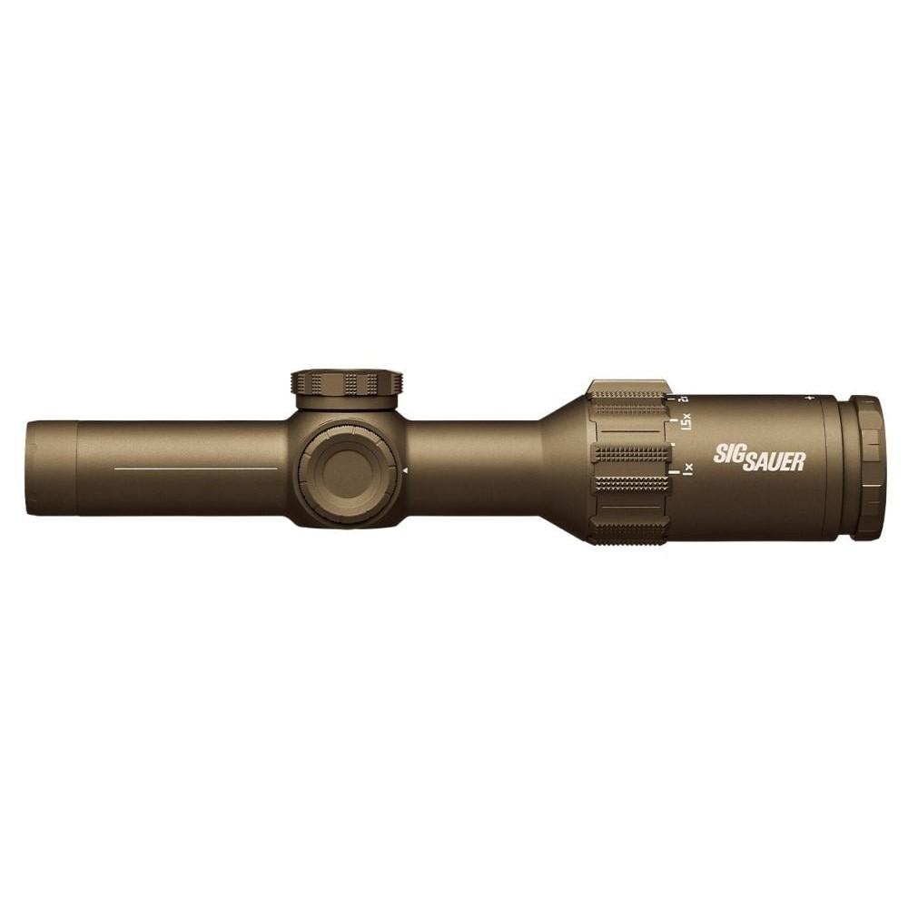 SIG Sauer TANGO6T 1-6x24 30mm scope Flat Dark Earth with Hellfire illuminated reticle