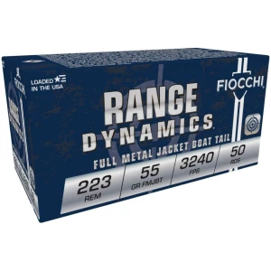 Fiocchi Shooting Dynamics .223 Rem 55gr FMJ BT 1000-count box