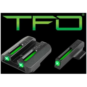 Truglo TFO Tritium/Fiber-Optic Day/Night Sights Kahr Set (Green/Green)