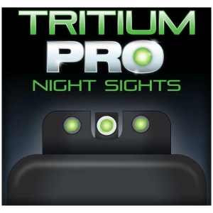Truglo Tritium Pro Night Sights for Glock 42/43/43x/48 Front Outline White/Rear Green