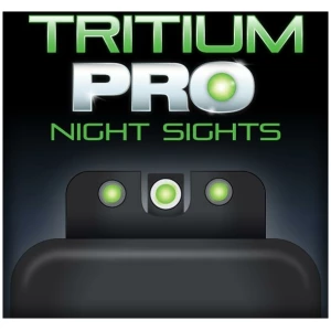 Truglo Tritium Night Sights Fits Novak .260/.500 Set - White Outline Front/Rear Green