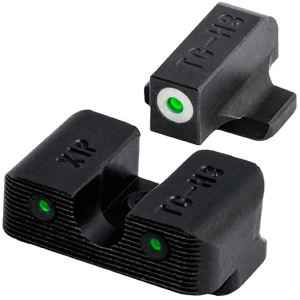 Truglo Tritium Pro Night Sights for Ruger SR9 SR9C SR40 SR40C SR45 - White Outline Front/Rear Green