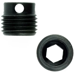GrovTec Non-Rotating Push Button Bases 2/ct Black-Oxide stainless steel