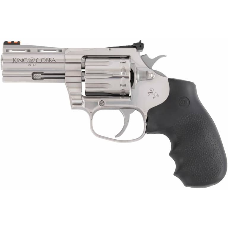 Colt King Cobra .22 LR 3in stainless revolver with fiber optic sight
