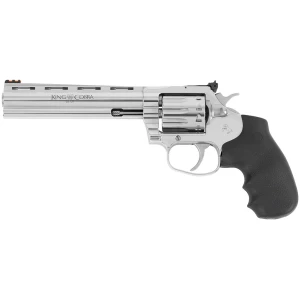 Colt King Cobra Target .22 LR 6-inch stainless revolver with black Hogue overmolded grips