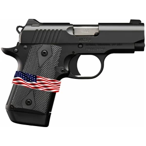 Kimber Micro 9 Liberty 9mm pistol Black KimPro II finish stainless slide ivory-style grips