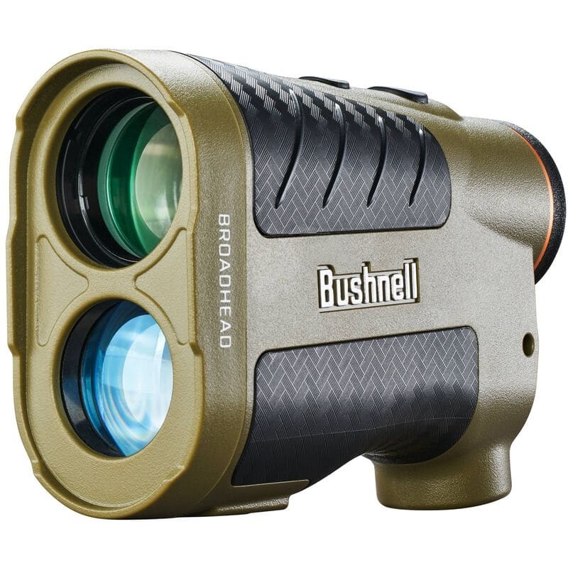 Bushnell Broadhead LA1500AD 6x25 laser archery rangefinder, green aluminum