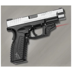 Crimson Trace Laserguard red laser sight for Springfield XD/XDM on black polymer