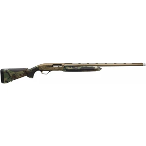 Browning Maxus II Wicked Wing Woodland 12 Gauge 26-inch shotgun in burnt bronze camo finish