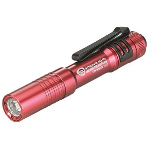 Streamlight MicroStream USB 250LM red pocket flashlight, 3.87 inch, USB rechargeable