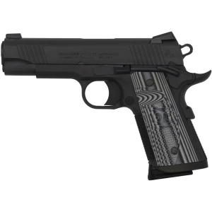Colt CCU Concealed Carry Officers 1911 .45 ACP 4.25in Novak sights G10 grips black finish