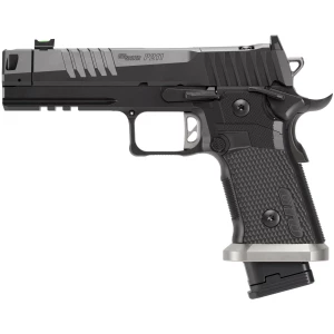 Sig Sauer P211-GTO 9mm 4.4in compensated pistol, black Nitron finish, G10 grips