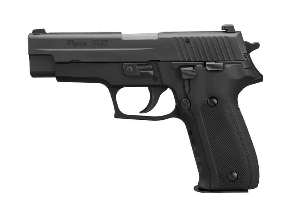 SIG Sauer P226 40th Anniversary 9mm 4.4in pistol Nitron slide Hogue grips